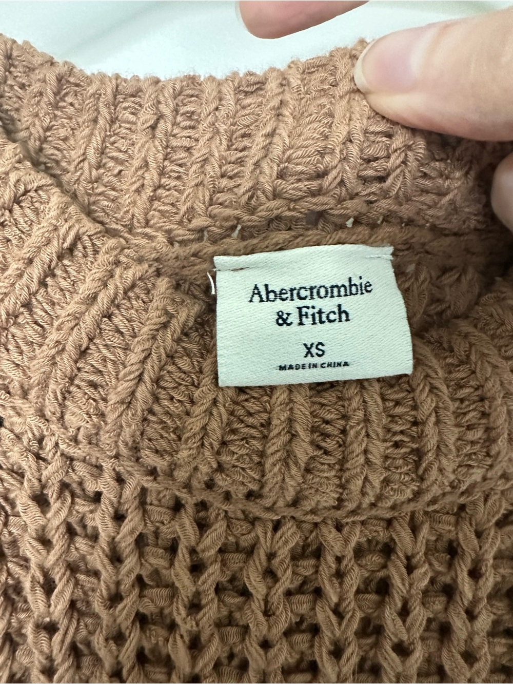 Abercrombie Sleeveless Knit Tank Sweater - Brown - Picture 2 of 5
